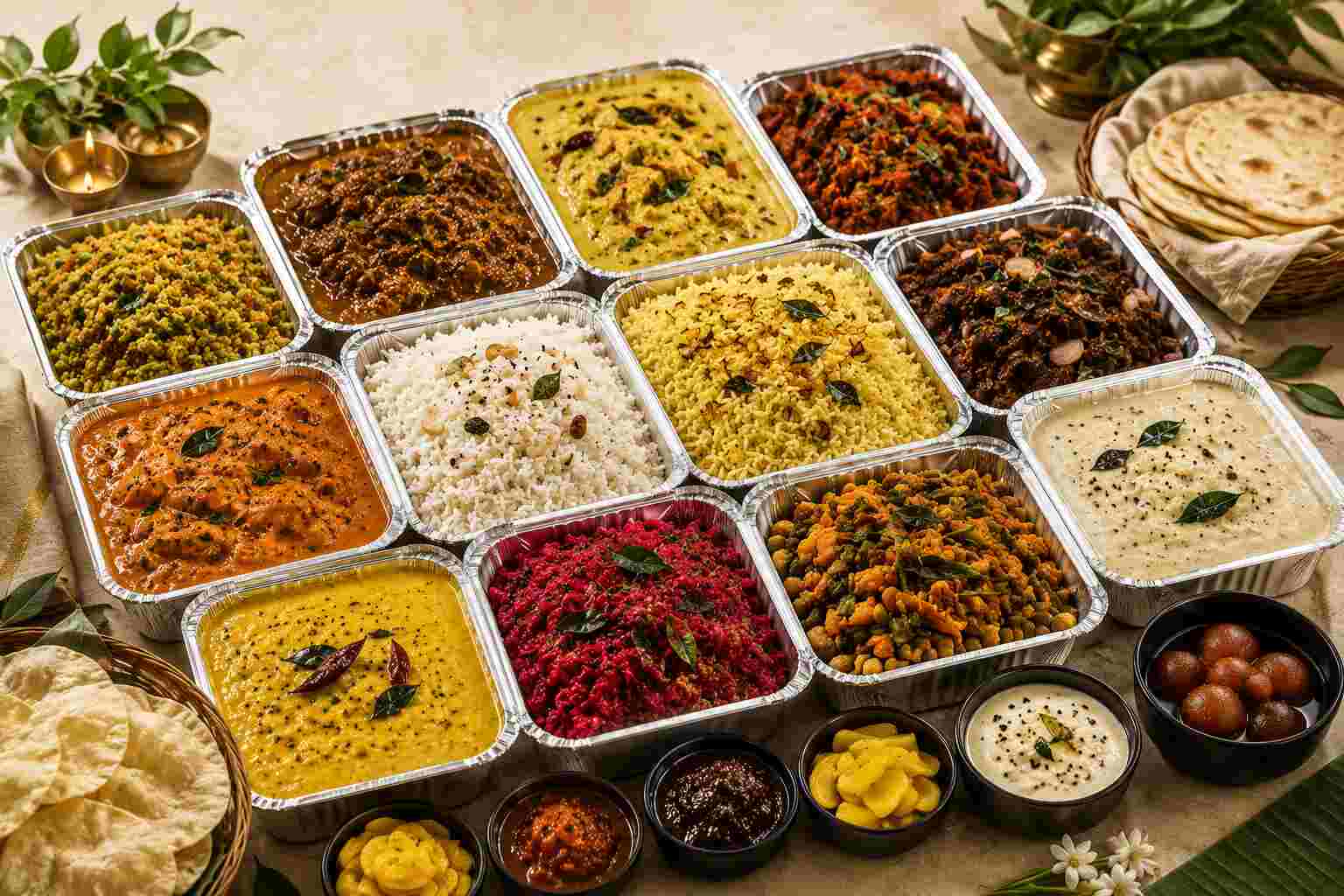 Kerala and Indian dishes
