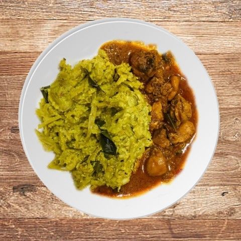 Chaka Vevichathu & Chicken Curry