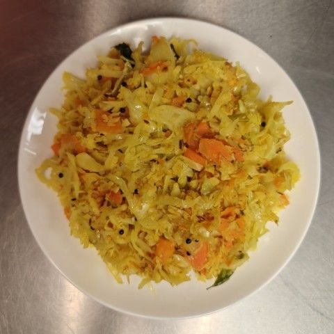 Cabbage Carrot Thoran