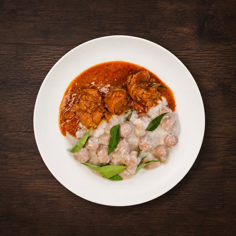 Special Pidi with Chicken Curry